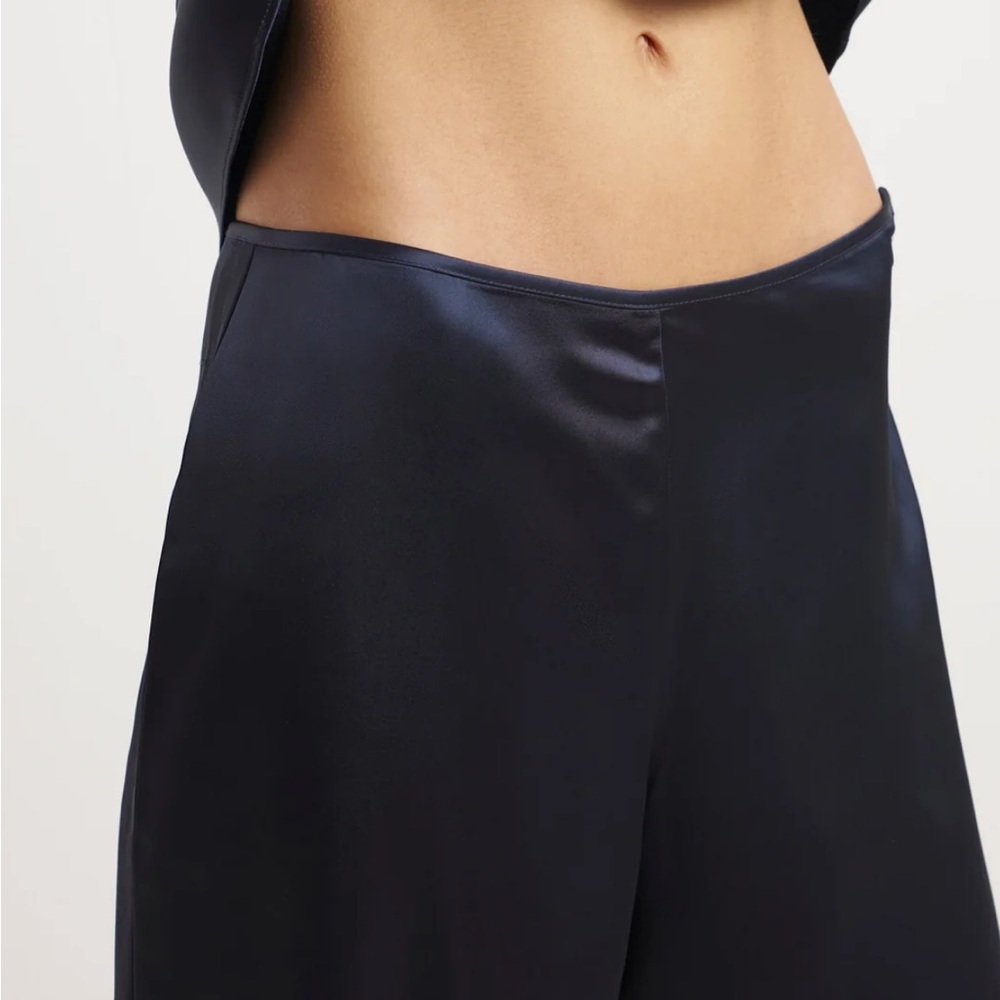 FORMAL SATIN STRAIGHT LEG TROUSERS